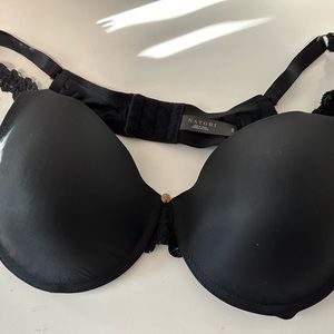 NATORI 38 D PURE LUXE CONTOUR UNDERWIRE BRA, 38 D Black  $72